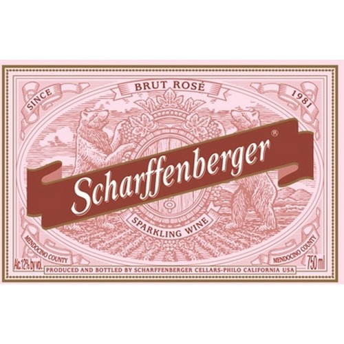 Zoom to enlarge the Scharffenberger Brut Rose Sparkling