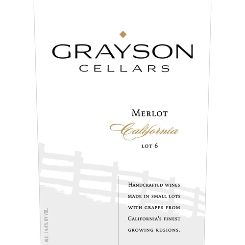 Zoom to enlarge the Grayson Cellars Merlot Lot 6