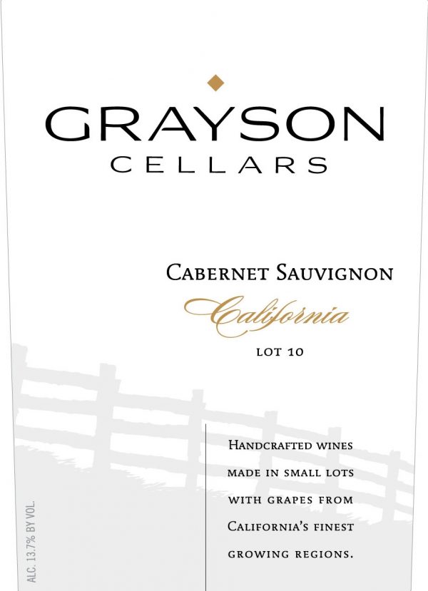 Zoom to enlarge the Grayson Cellars Lot 10 Cabernet Sauvignon
