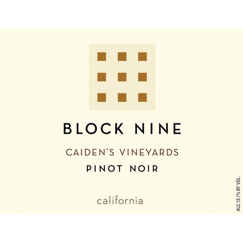 Zoom to enlarge the Block Nine Caiden’s Vineyards Pinot Noir
