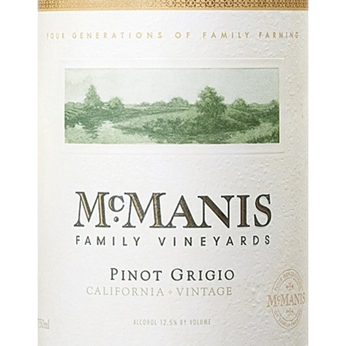 Zoom to enlarge the Mcmanis Pinot Grigio