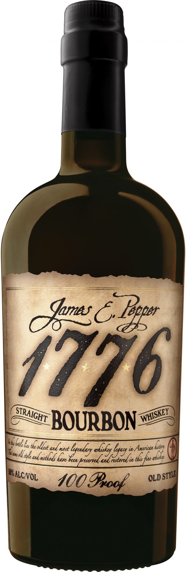 Zoom to enlarge the James E. Pepper 1776 • 100 Proof Bourbon