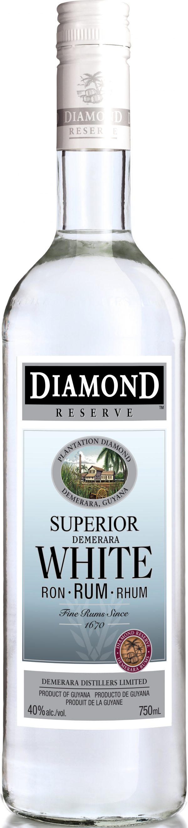 Zoom to enlarge the Diamond Reserve Rum (Guyana) • White