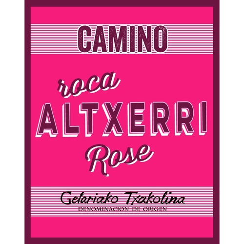 Zoom to enlarge the Camino Roca Altxerri Txakoli Rose
