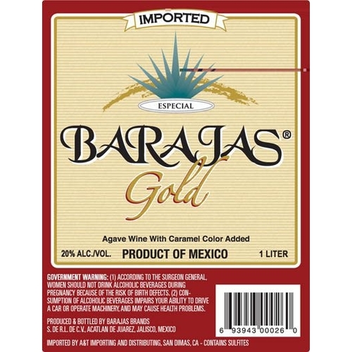 Zoom to enlarge the Barajas Agave Wine 17%