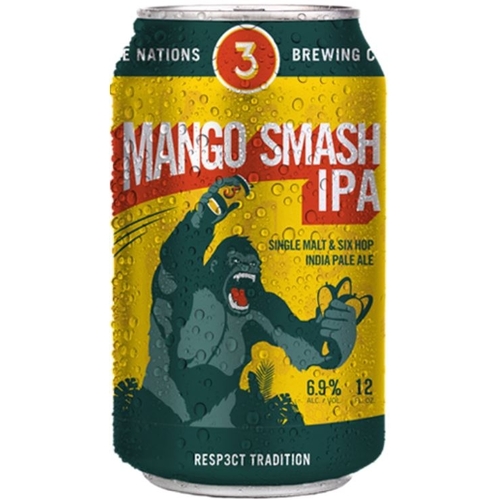 Zoom to enlarge the Three Nations Smash Mango IPA • Cans