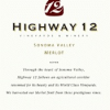Highway 12 Winery Merlot - Image 2