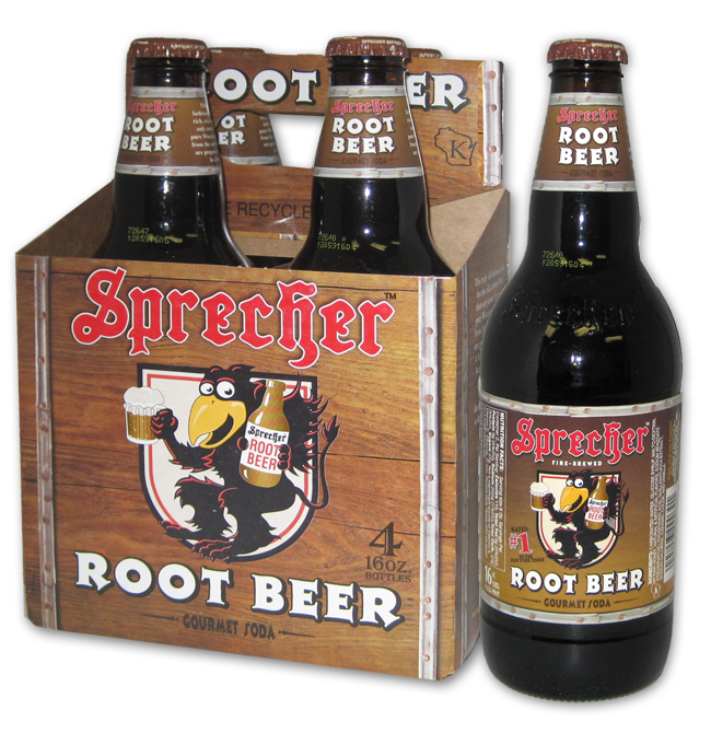 Zoom to enlarge the Sprecher Soda • Root Beer 4 Pk