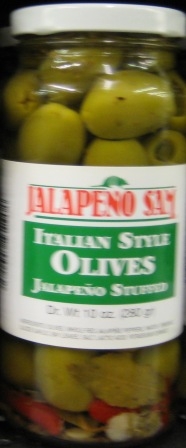 Zoom to enlarge the Jalapeno Sam • Italian Style Stuffed Olive