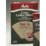 Zoom to enlarge the Melitta #6 Brown Coffee Filter • 40 Ct