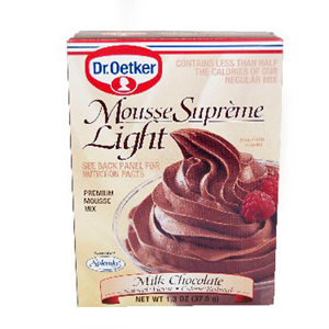 Zoom to enlarge the Dr Oetker Light Milk Chocolate Mousse