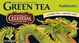 Zoom to enlarge the Celestial Seasonings Tea • Green Authentic