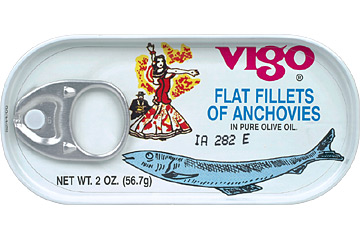 Zoom to enlarge the Vigo Anchovies Flat 2oz