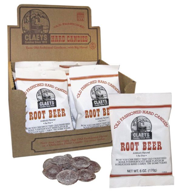 Zoom to enlarge the Claey’s Old Fashioned Root Beer Hard Candy