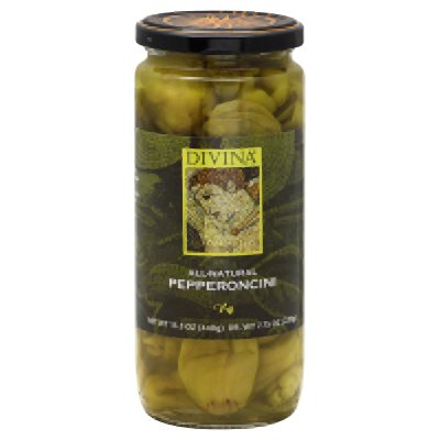 Zoom to enlarge the Divina Pepperoncini All Natural