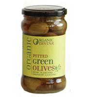 Zoom to enlarge the Divina Organic Olives • Green Pitted