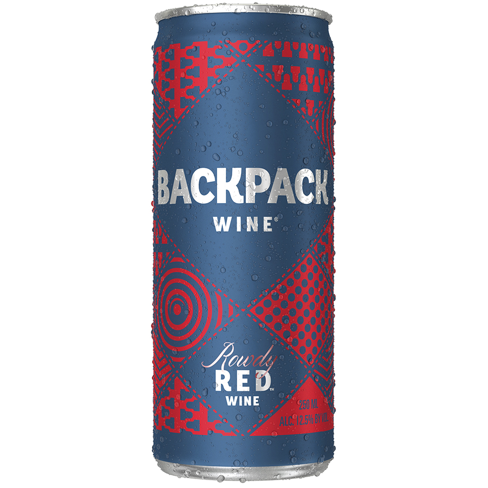 Zoom to enlarge the Backpack Wines Rowdy Red Can 4pk