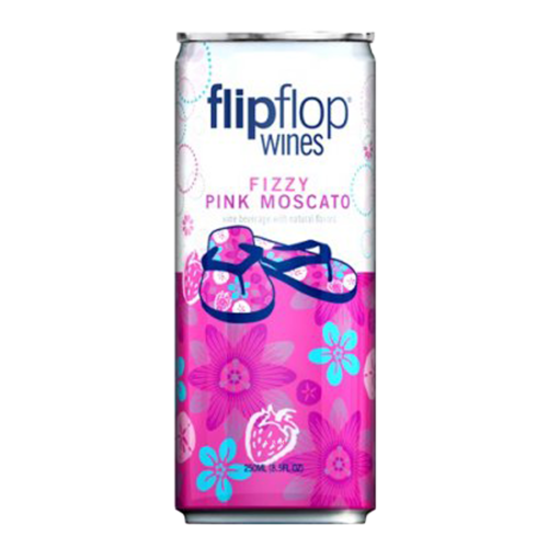 Zoom to enlarge the Flip Flop Fizzy Pink Moscato 4pk