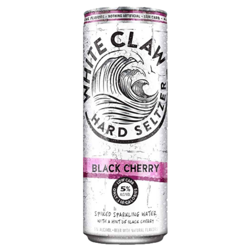 White Claw Black Cherry Hard Seltzer 19.2 Oz.
