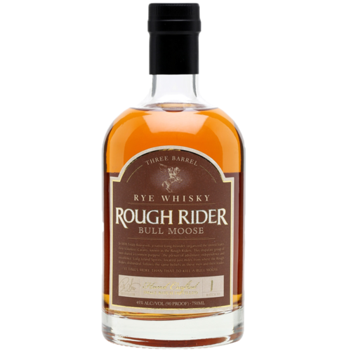 Zoom to enlarge the Rough Rider Bull Moose Three Barrel Rye Whisky