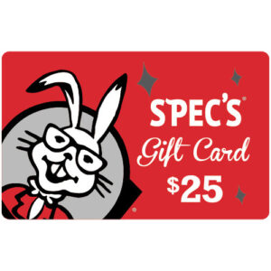 Specs $25 Gift Card Prepaid Credit Card