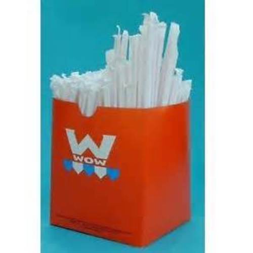 Zoom to enlarge the Straws 7 3 / 4″ Jumbo Clear Paper Wrapped 24 / 500ct