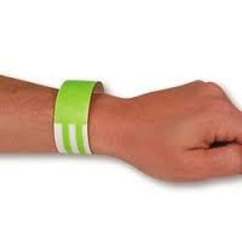 Zoom to enlarge the Wrist Bands • Solid Neon Lime