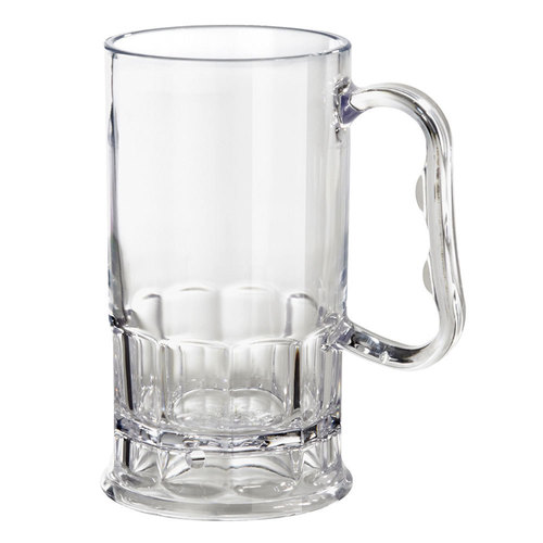 Zoom to enlarge the Get Plastic Beer Mug Clear 00082-san-cl