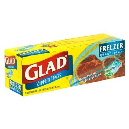 Glad Lock Freezer Bag 20ct
