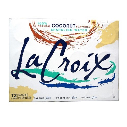 Zoom to enlarge the La Croix Coconut Sparkling Water 12 oz Can