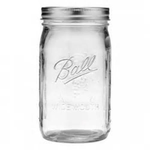 Zoom to enlarge the Mason Jar Wide Mouth Quart