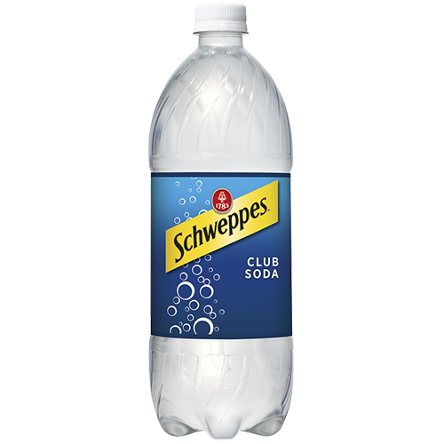 Schweppes Club Soda 1 Liter