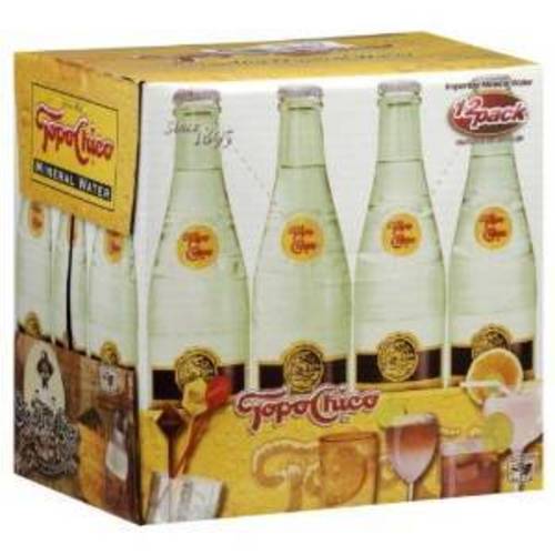 Topo Chico Mineral Water 12 fl oz Glass Bottles – 12 Pack -   by Liquor Squared