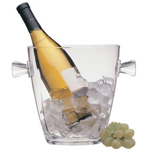 Zoom to enlarge the Prodyne Acrylic Wine Bucket • Round / Square Clear