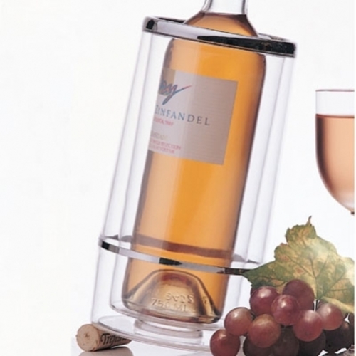 Zoom to enlarge the Prodyne Iceless Wine Cooler &bull; Double Wall Clear