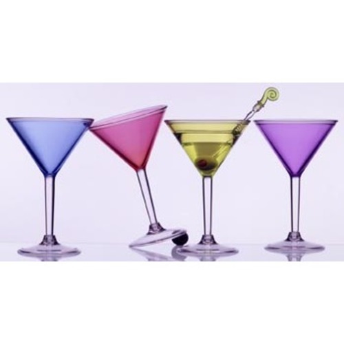 Large Acrylic Martini Glass