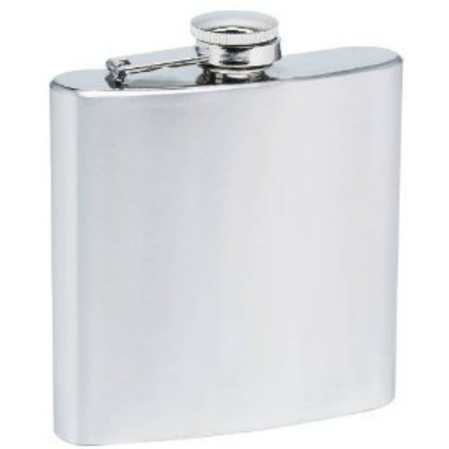 Zoom to enlarge the Maxam Flask • 6 oz Stainless Steel