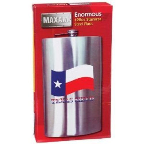 Maxam Stainless Steel Flask • 1 Gallon Texas Flag