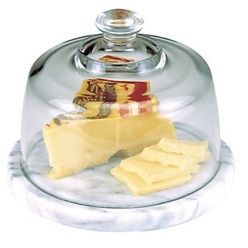 Zoom to enlarge the Norpro Marble Cheese Baord with Glass Dome