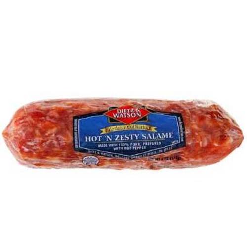 Zoom to enlarge the D&w • Ss Hot Zesty Salame Chub