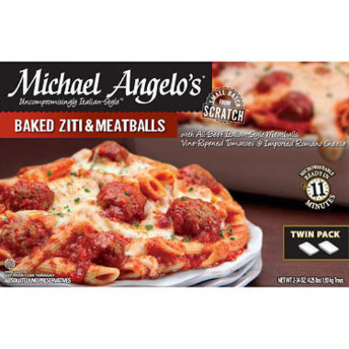 Zoom to enlarge the Michael Angelo’s Frozen Baked Zita W Meatballs Entree