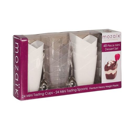 Zoom to enlarge the Mozaik Appetizer Set &bull; Mini Dessert 48 Piece