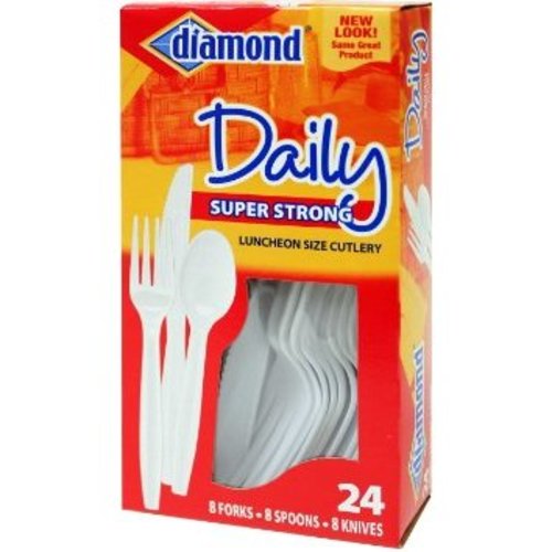 Zoom to enlarge the Diamond Cutlery Plastic Heavy Duty For 8