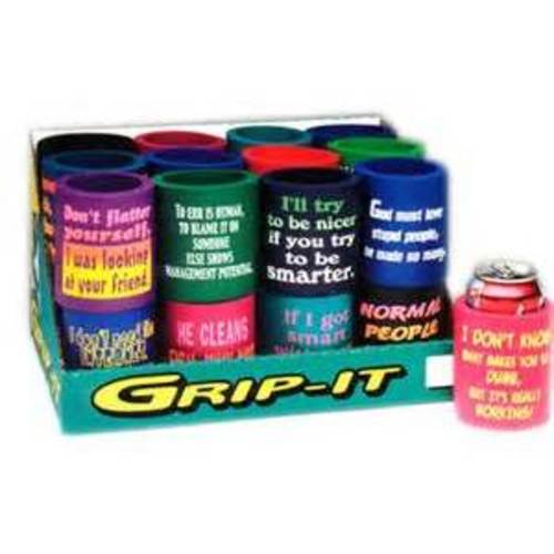 Grip-It Can Cooler Koozies 24 Count