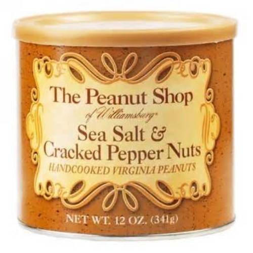 Zoom to enlarge the Peanut Shop Of Williamsburg Sea Salt Cracked Pepper Peanuts