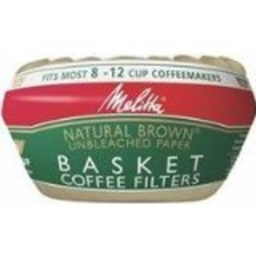 Zoom to enlarge the Melitta Basket Coffee Filter • Brown 100 Ct