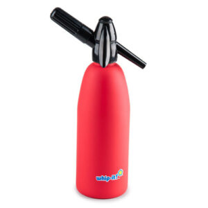 Whip It Rubber Coated Soda Siphon  • Red