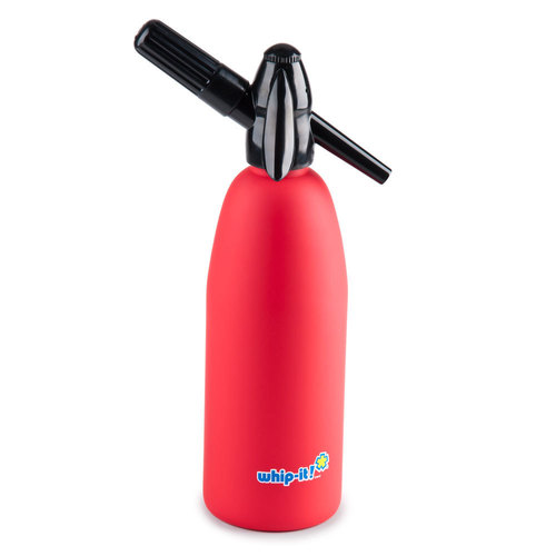 Zoom to enlarge the Whip It Rubber Coated Soda Siphon  • Red
