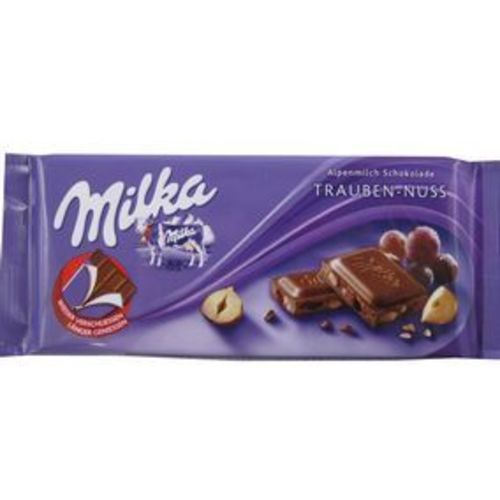 Zoom to enlarge the Milka Chocolate Bar • Raisins & Nuts