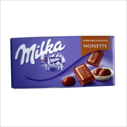Zoom to enlarge the Milka Chocolate Bar • Noisette